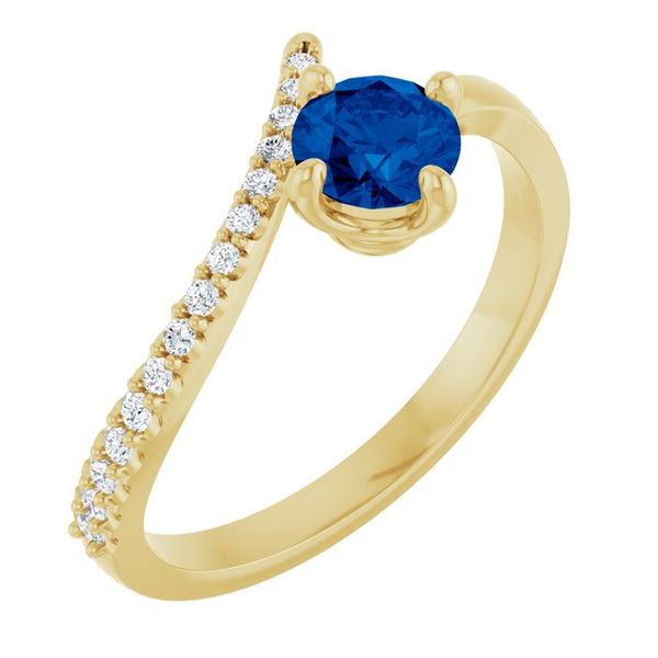 Accented Bypass Ring