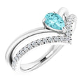 Negative Space V Ring