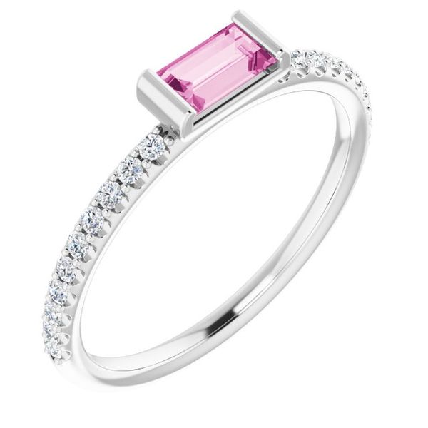 Accented Stackable Ring