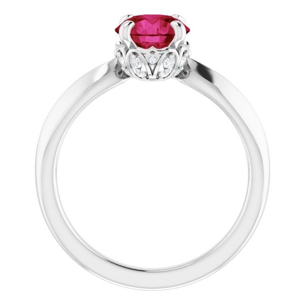 Accented Vintage-Inspired Ring - Image 2