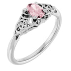 Celtic-Inspired Solitaire Ring