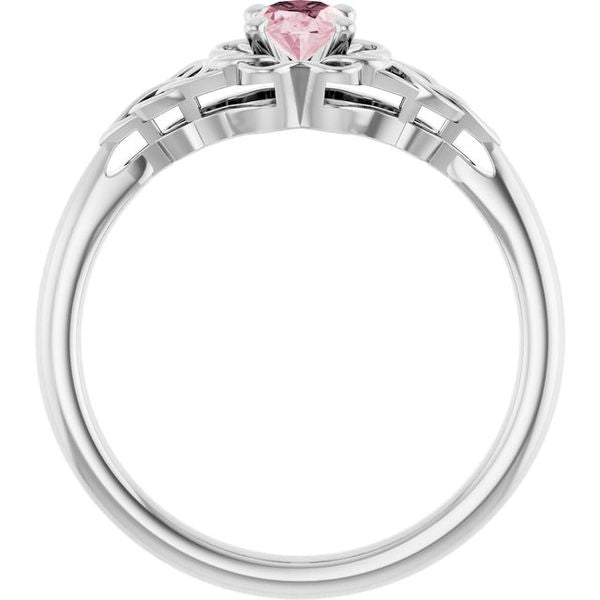 Celtic-Inspired Solitaire Ring - Image 2