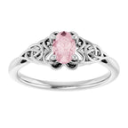 Celtic-Inspired Solitaire Ring - Image 3