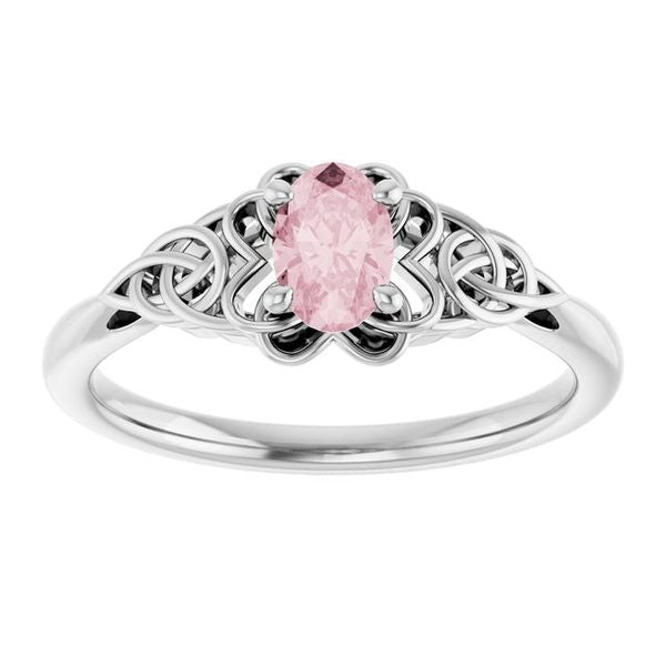Celtic-Inspired Solitaire Ring - Image 3