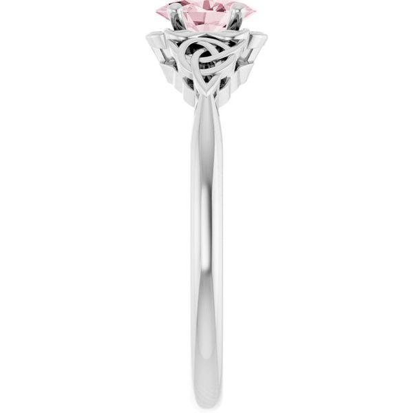 Celtic-Inspired Solitaire Ring - Image 4