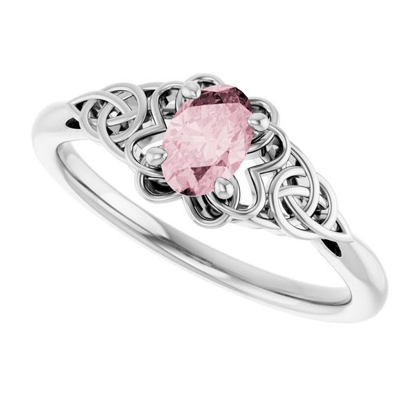 Celtic-Inspired Solitaire Ring - Image 5