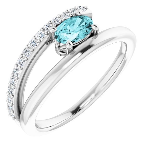 Accented Bypass Ring
