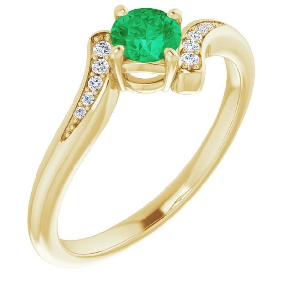 Accented Bypass Ring