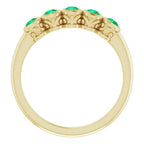 Five-Stone Bezel-Set Ring - Image 2