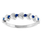 Accented Stackable Heart Ring - Image 3