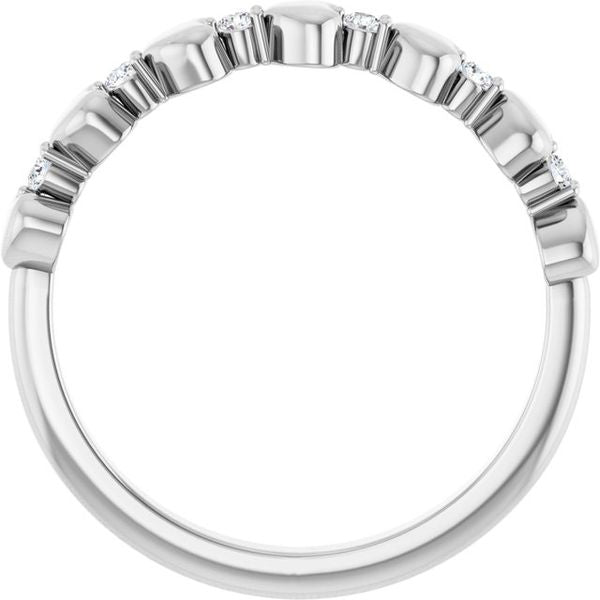 Accented Stackable Heart Ring - Image 2