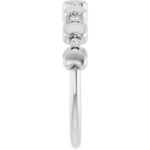 Accented Stackable Heart Ring - Image 4
