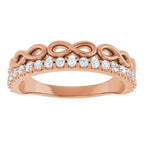 Infinity-Inspired Stackable Ring - Image 3