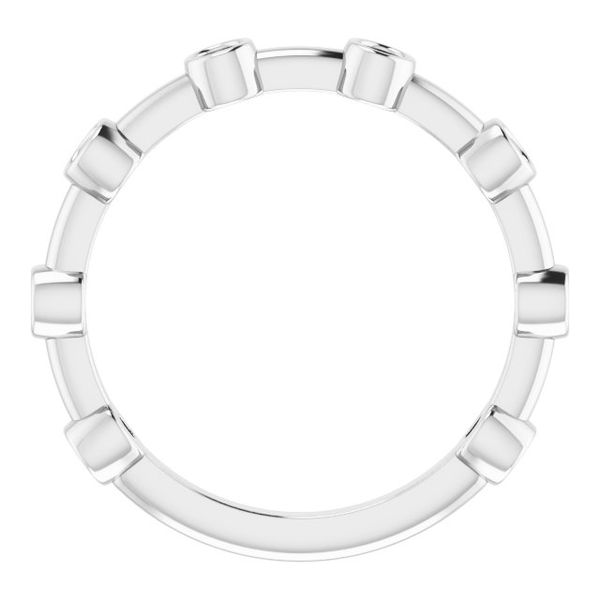 Bezel-Set Bar Ring - Image 4