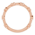 Bezel-Set Bar Ring - Image 3