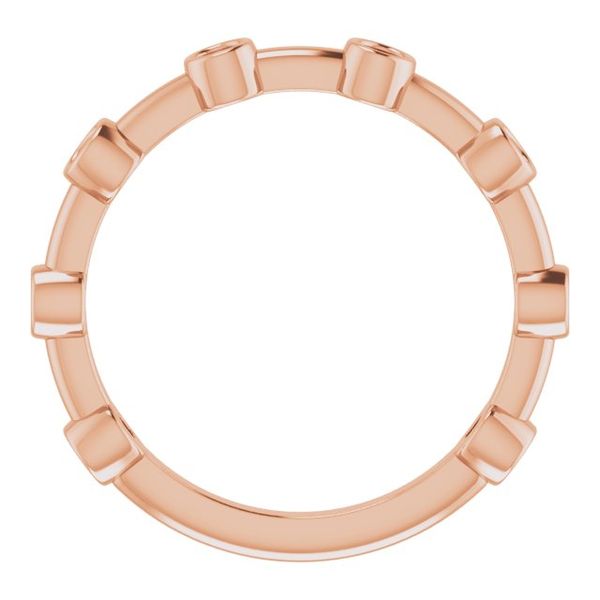 Bezel-Set Bar Ring - Image 4