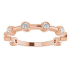 Bezel-Set Bar Ring - Image 5