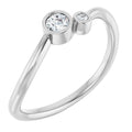 Accented Bezel-Set Ring
