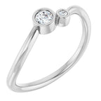 Accented Bezel-Set Ring