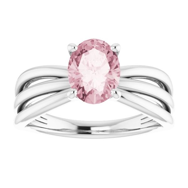 Solitaire Negative Space Ring - Image 3