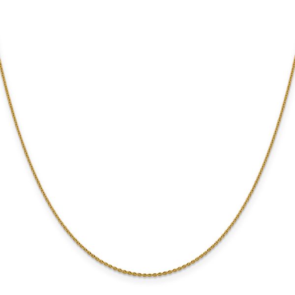 Leslie's 14K 1.15mm D/C Oval Link Chain - Image 2