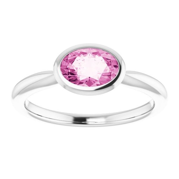 Bezel-Set Solitaire Ring - Image 3