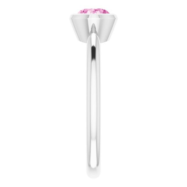 Bezel-Set Solitaire Ring - Image 4