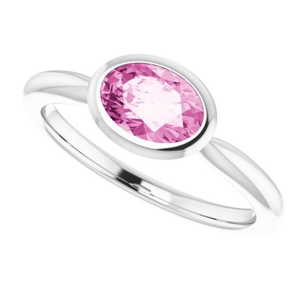 Bezel-Set Solitaire Ring - Image 5
