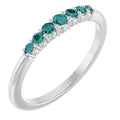 Accented Stackable Ring