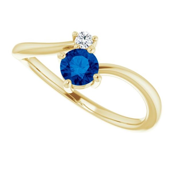 Accented Bypass Ring - Image 5