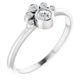 Stackable Bezel-Set Ring