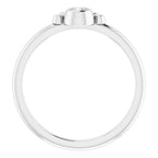 Stackable Bezel-Set Ring - Image 2