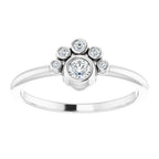 Stackable Bezel-Set Ring - Image 3
