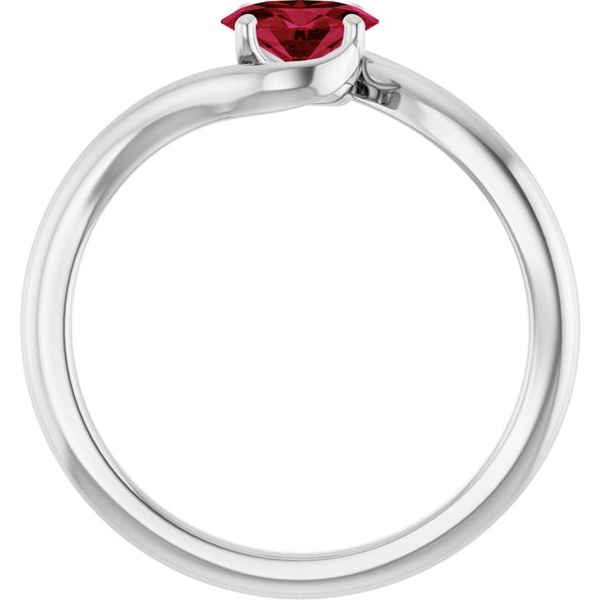Solitaire Bypass Ring - Image 2