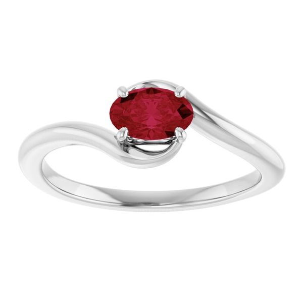 Solitaire Bypass Ring - Image 3