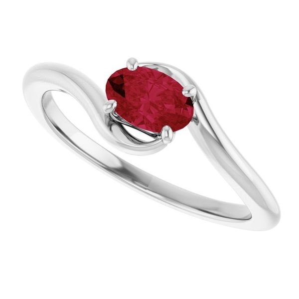 Solitaire Bypass Ring - Image 5