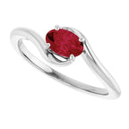 Solitaire Bypass Ring - Image 5