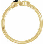 Two-Stone Bezel-Set Ring - Image 2