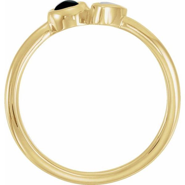 Two-Stone Bezel-Set Ring - Image 2
