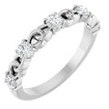 Accented Stackable Ring