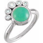 Bezel-Set Cabochon Ring