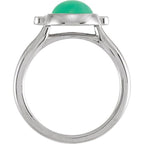 Bezel-Set Cabochon Ring - Image 2
