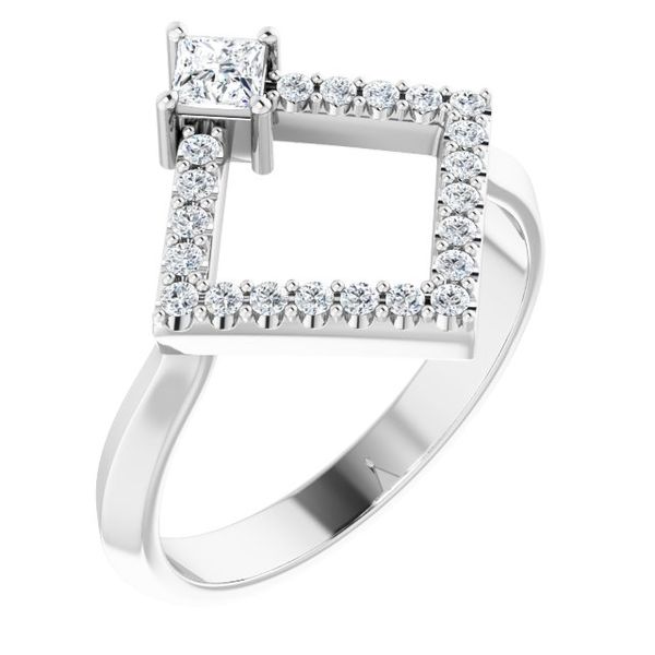 Accented Geometric Ring