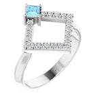 Accented Geometric Ring