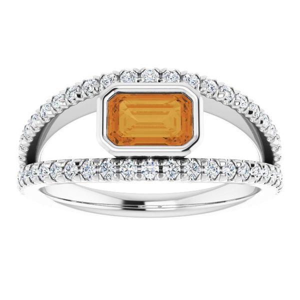 Bezel-Set Accented Ring - Image 3