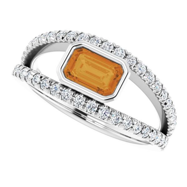 Bezel-Set Accented Ring - Image 5