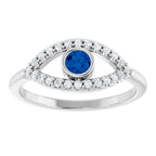 Accented Evil Eye Ring - Image 3