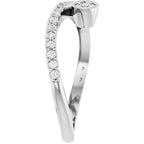 Criss-Cross Bezel-Set Ring - Image 4