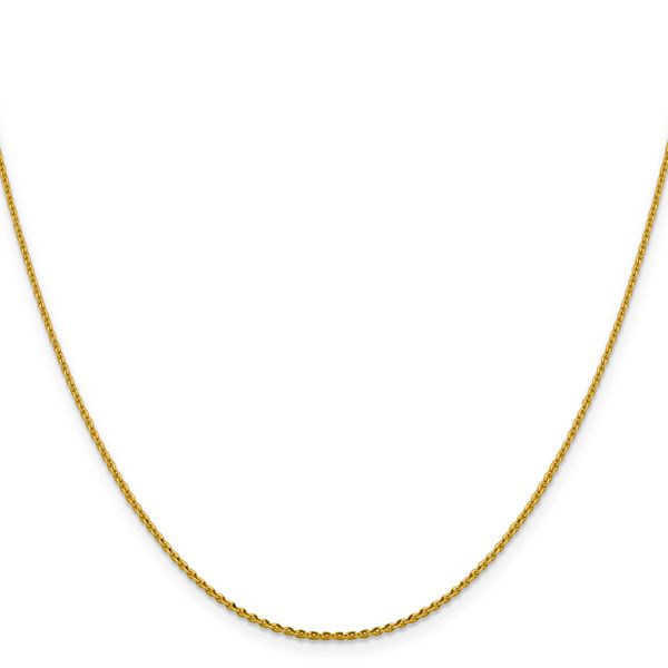 Leslie's 14K 1.40mm D/C Oval Link Chain - Image 2