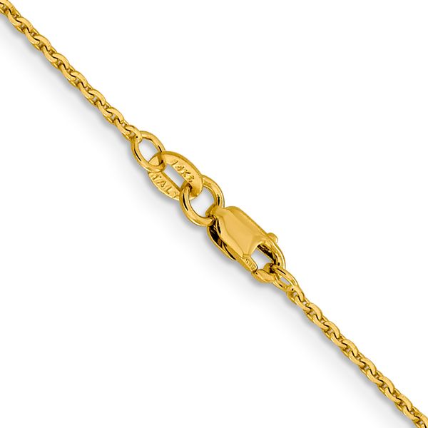 Leslie's 14K 1.40mm D/C Oval Link Chain - Image 3